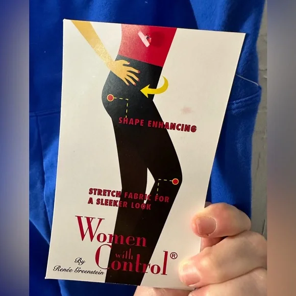 Plus size 3x petite women’s blue stretch pants NWT - Picture 2 of 5